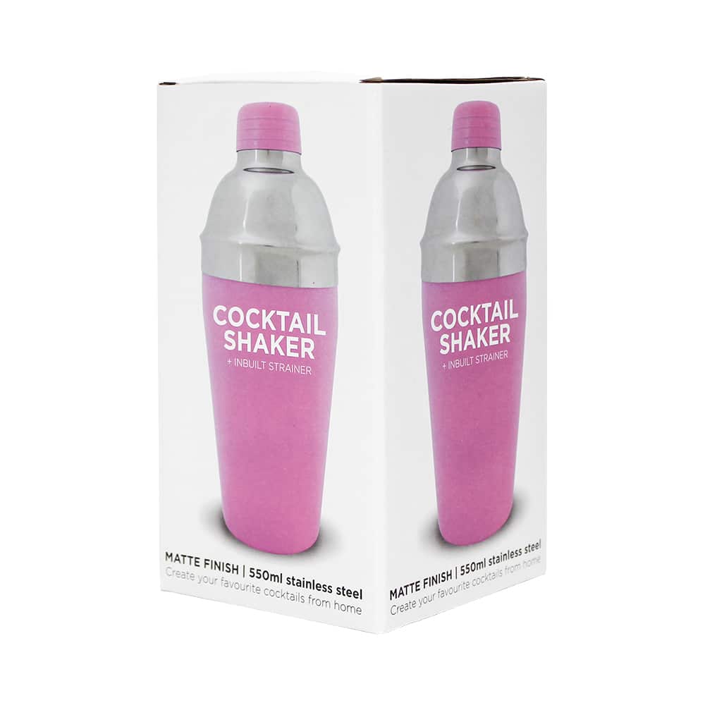 Cocktail Shaker - Black Stainless Steel