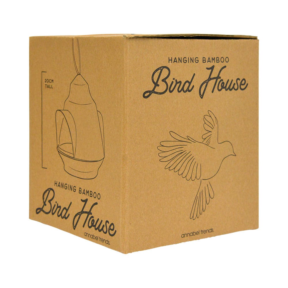 Bird House Bamboo - Grey