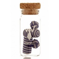 Wurkin Stiffs Knotz Cufflinks, Stainless Steel Barber Poll