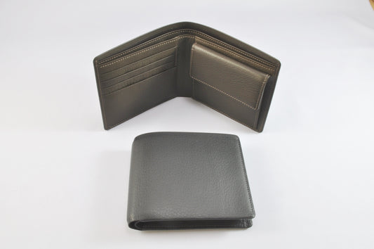 YMMN Leather Wallet, textured black