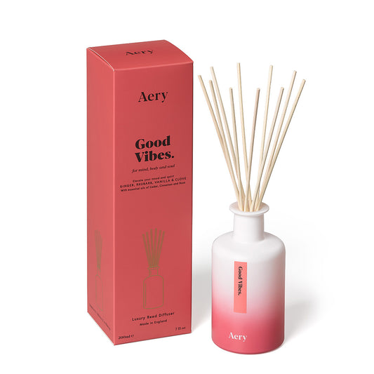 Aery Living Aromatherapy 200ml Reed Diffuser - Good Vibes