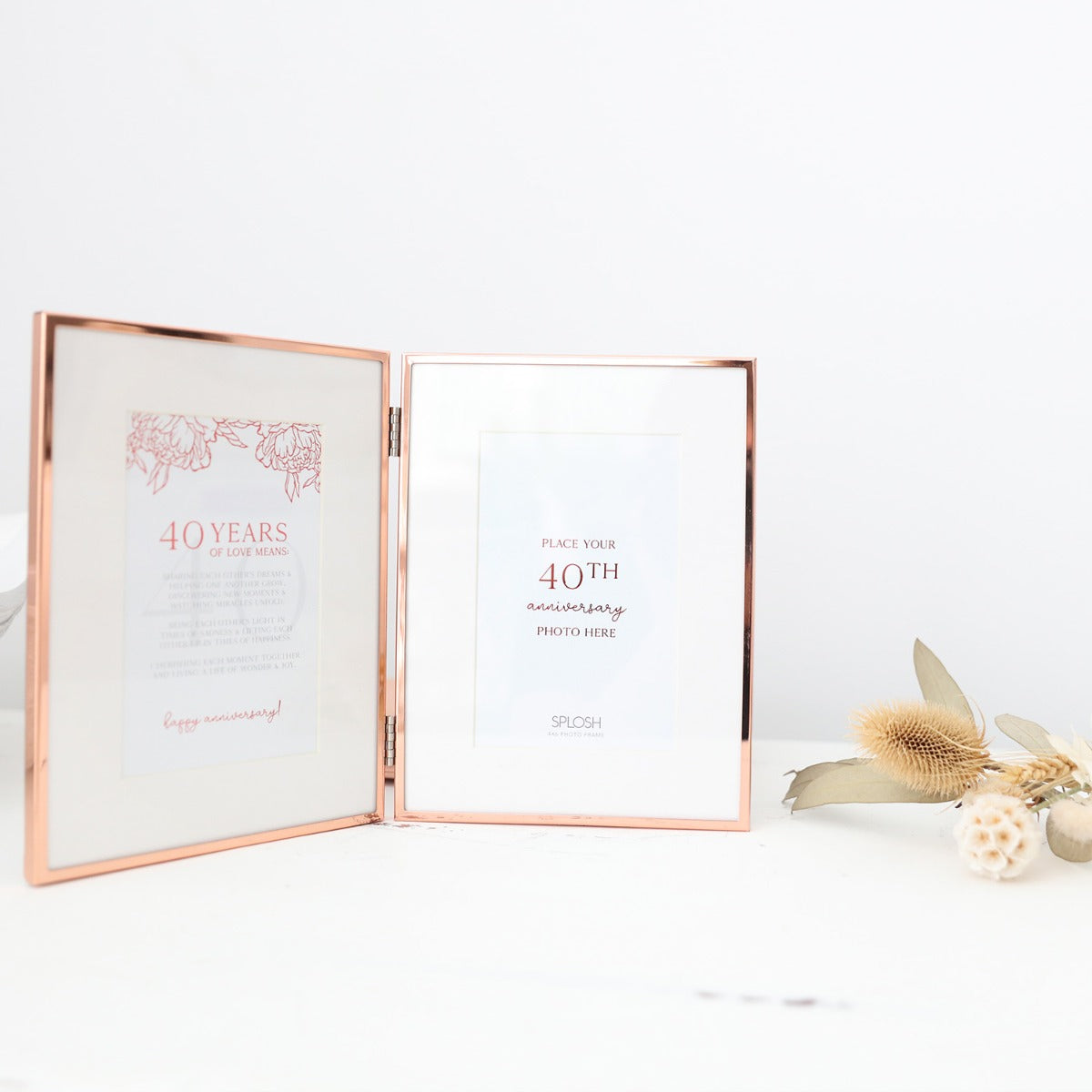 Photo Frame - 40th Wedding Anniversary