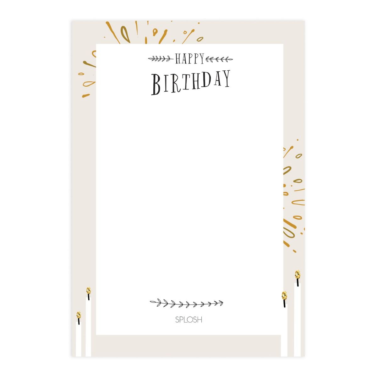 Bath Bomb Gift Card - Happy Birthday