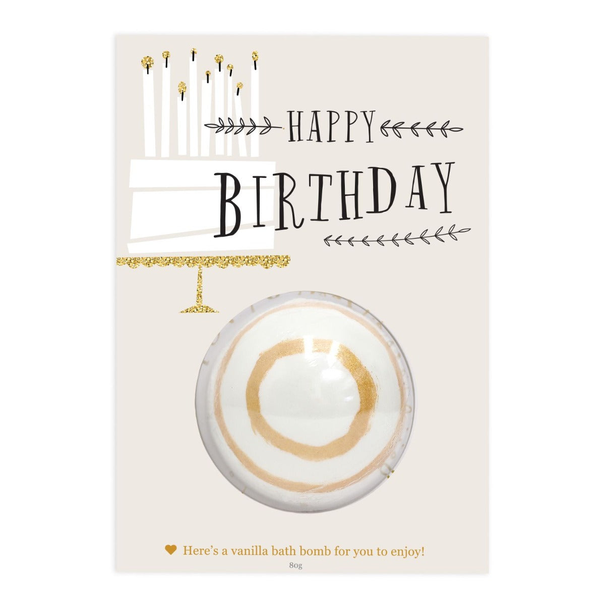 Bath Bomb Gift Card - Happy Birthday