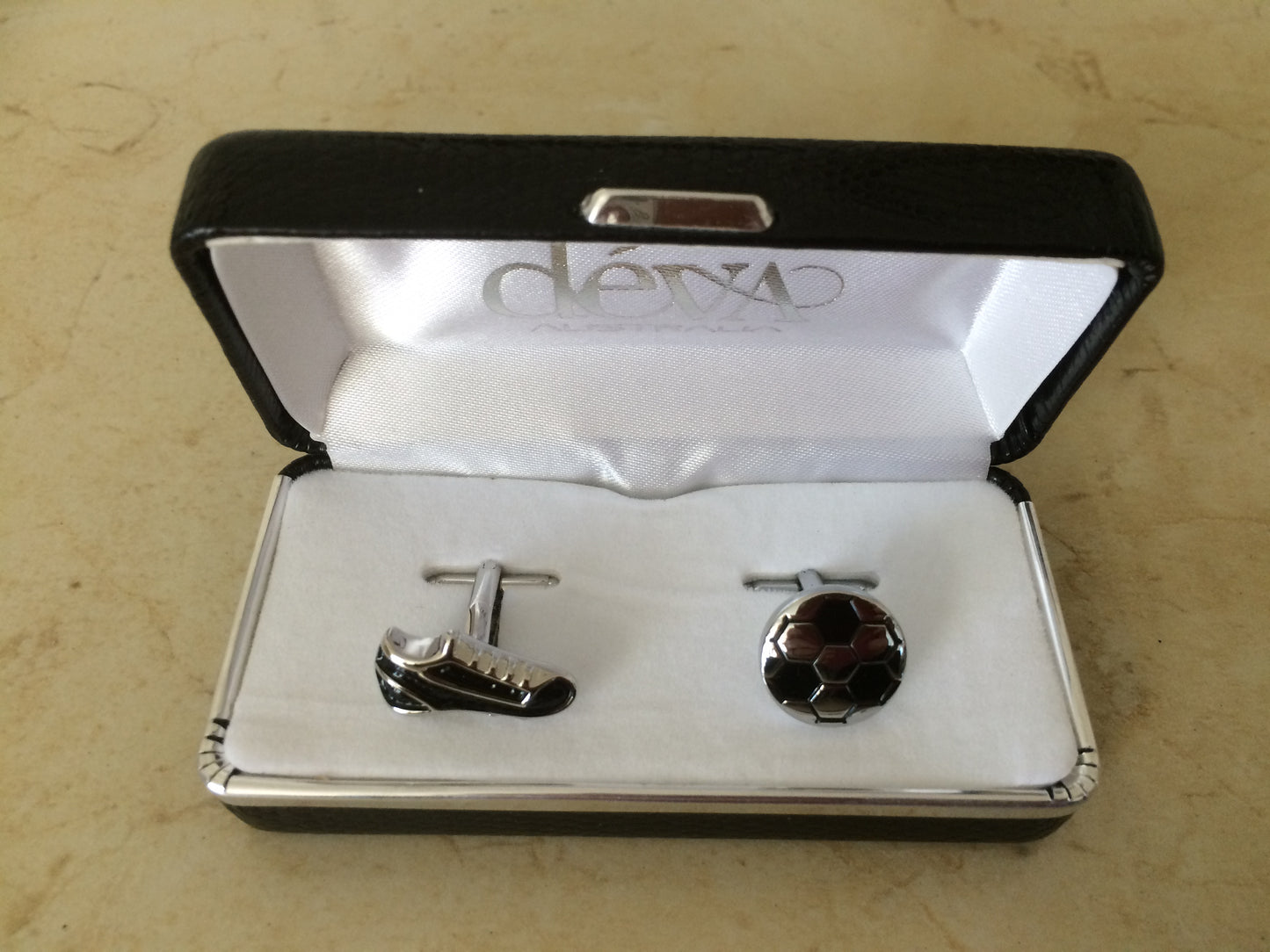 Cufflinks, Soccer in box