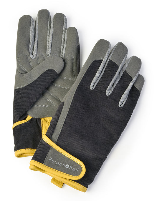 Burgon and Ball Dig the Glove Gardening Gloves-Grey Cord