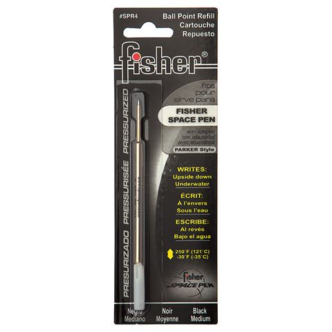 Fisher Bullet Space Pen Black Medium Refill