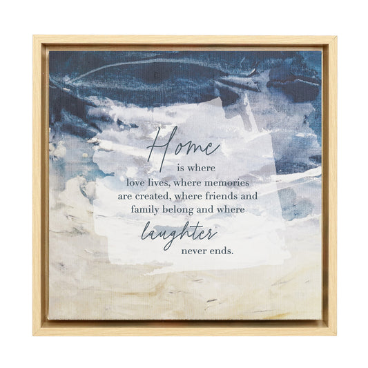 Island Breeze Home Framed Canvas 34x34