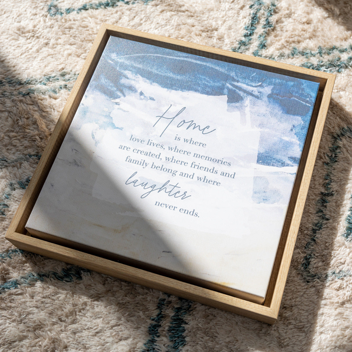 Island Breeze Home Framed Canvas 34x34
