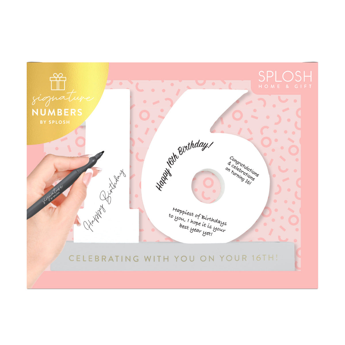 Signature Number - 16th Birthday