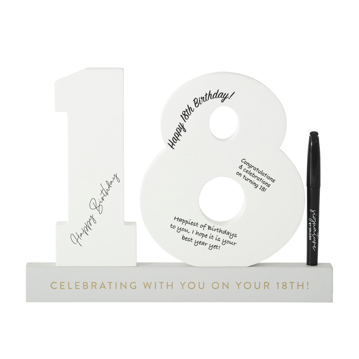 Signature Number - 18th Birthday
