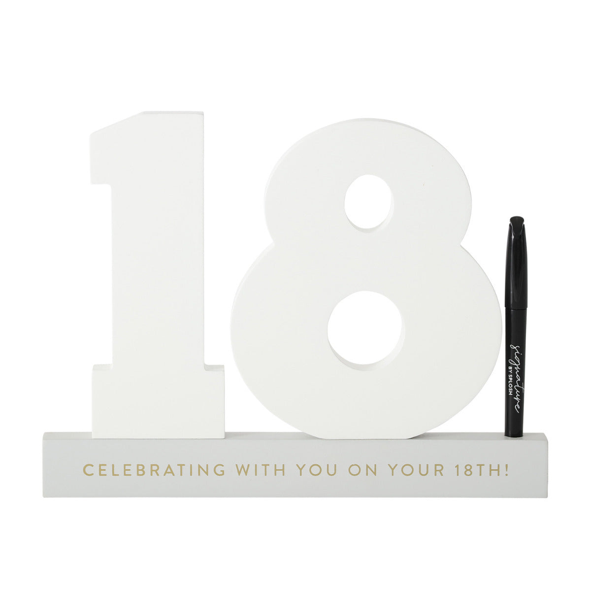 Signature Number - 18th Birthday