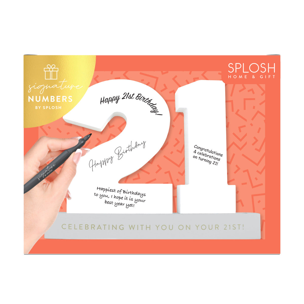Signature Number - 21st Birthday