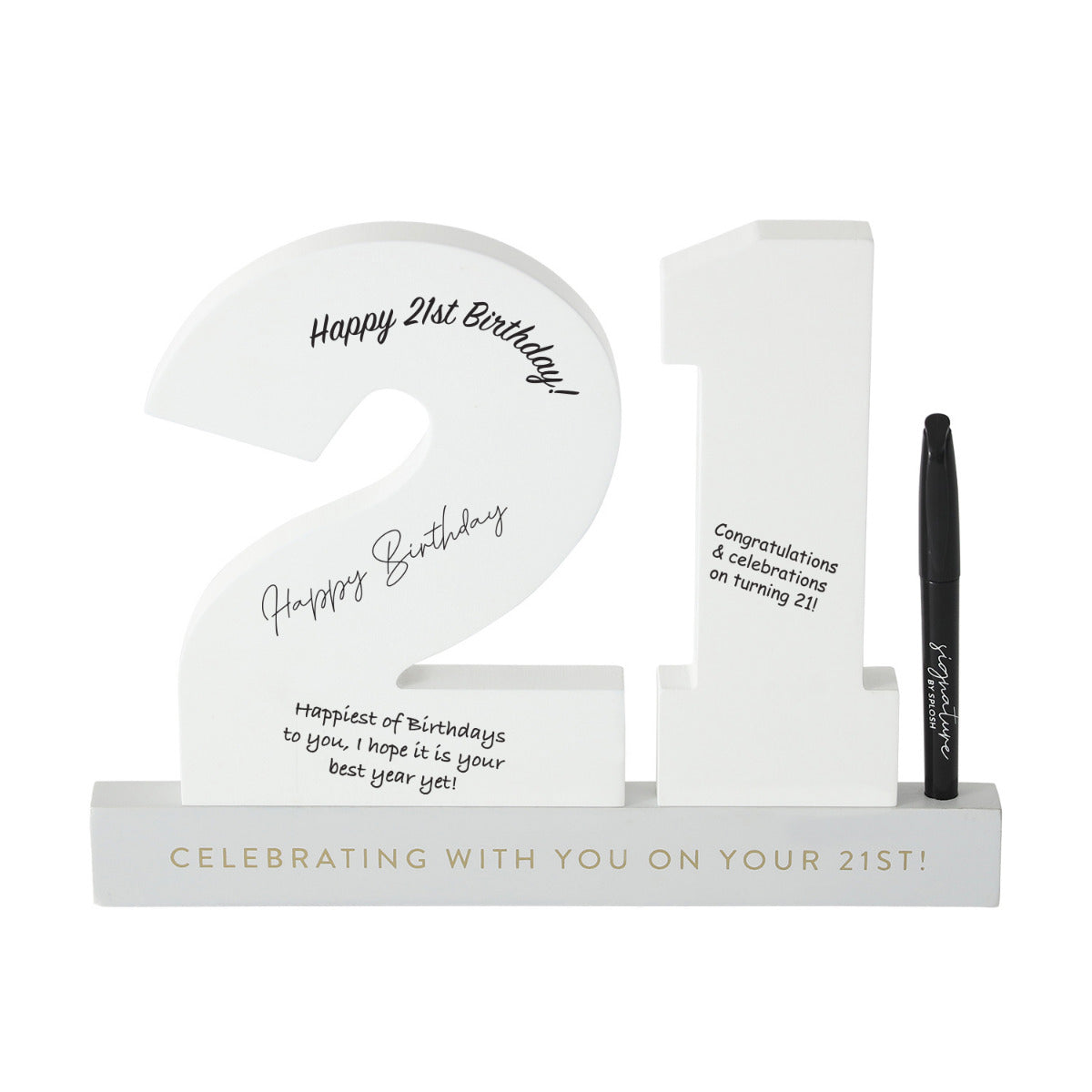 Signature Number - 21st Birthday
