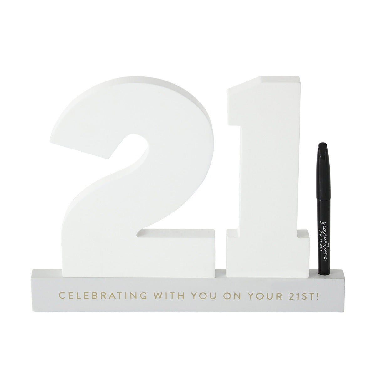 Signature Number - 21st Birthday