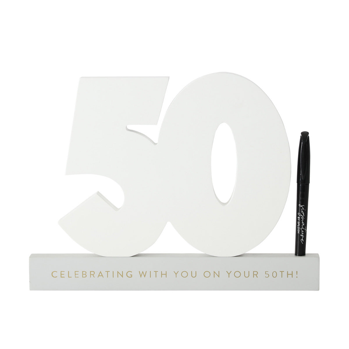 Signature Number - 50th Birthday