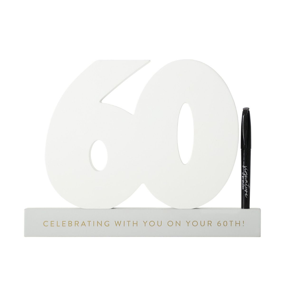 Signature Number - 60th Birthday