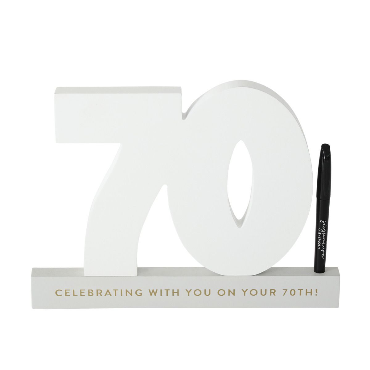 Signature Number - 70th Birthday