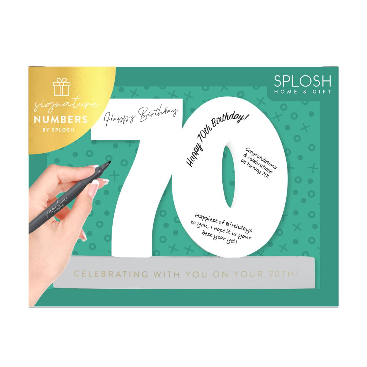 Signature Number - 70th Birthday