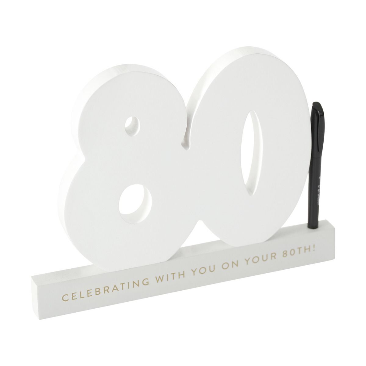 Signature Number - 80th Birthday