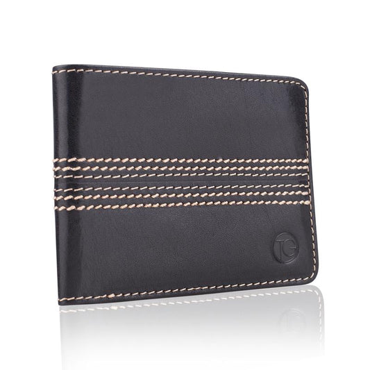 The Game All Rounder leather cricket wallet with coin pouch