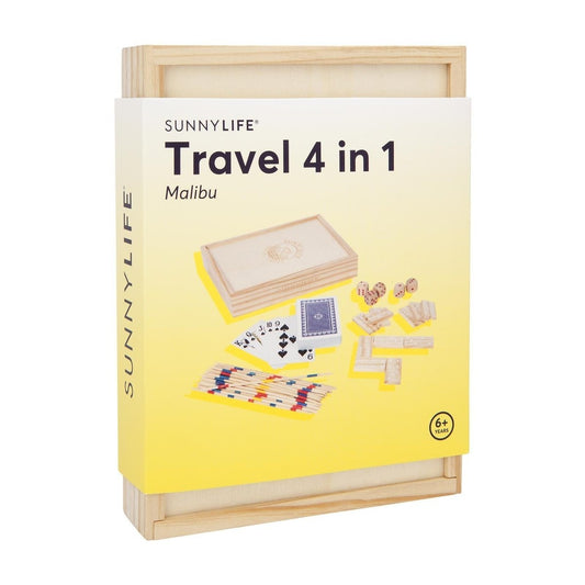 Sunnylife 4 in 1 Travel Game Set