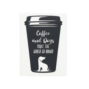 Coffee and Dogs magnet