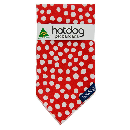 Pet Bandana - Red Spot