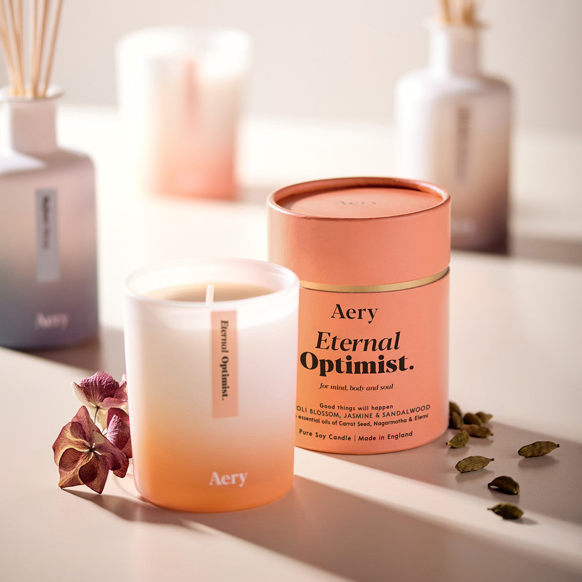 Aery Living Aromatherapy 200g Soy Candle - Eternal Optimist