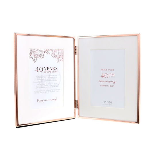 Photo Frame - 40th Wedding Anniversary