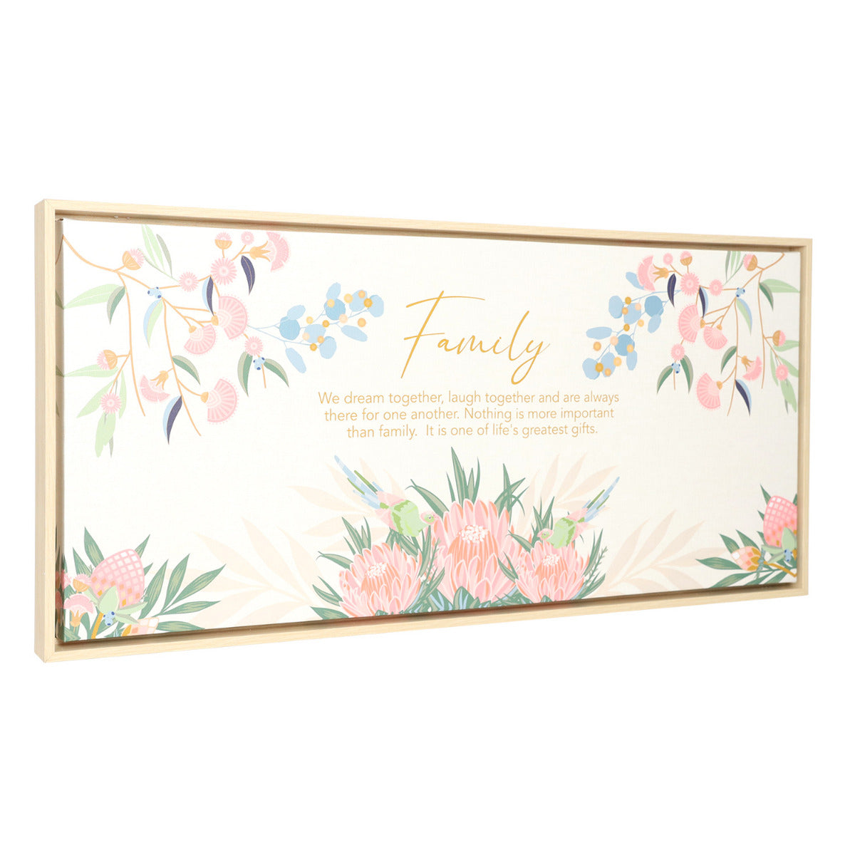 Botanica Family Framed Canvas 94x44