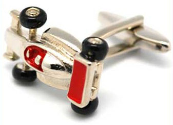 Cufflinks, Race Car close-up