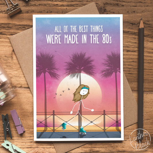 1980s greeting card