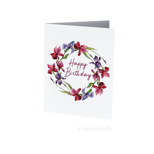 Greeting Card - Happy Birthday Iris (FREE DELIVERY)
