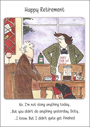 Greeting Card - Not Doing Anything Today Retirement (FREE DELIVERY)