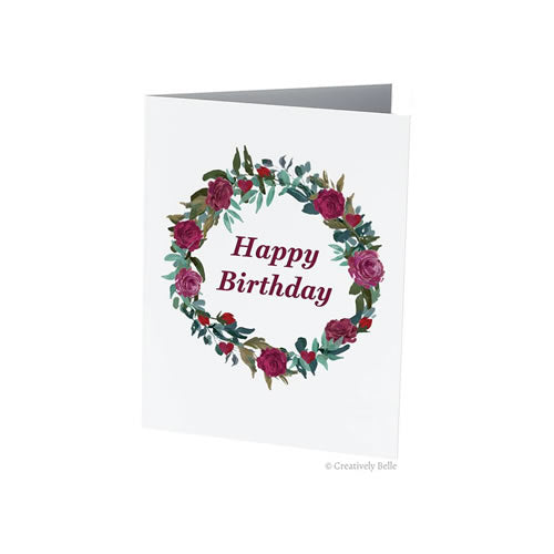 Roses Birthday Card