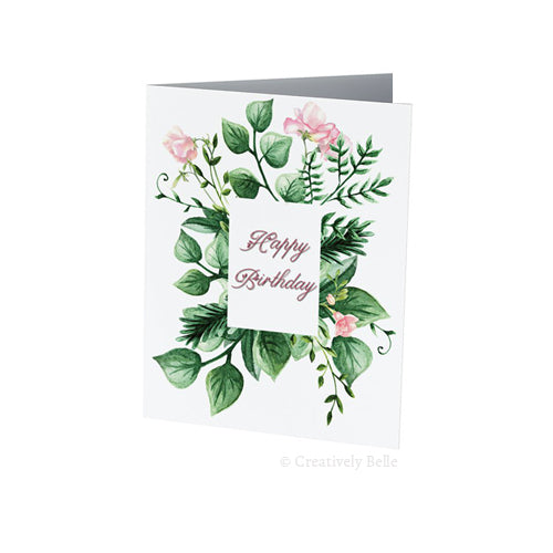 Greeting Card - Sweet Pea Happy Birthday (FREE DELIVERY)