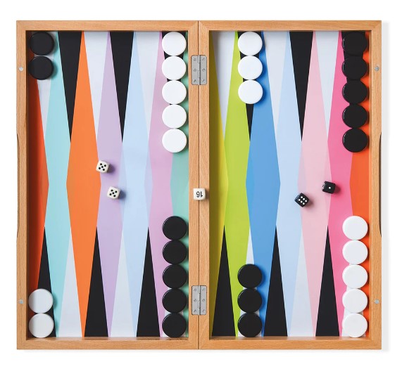 MoMA Colourplay Backgammon Set