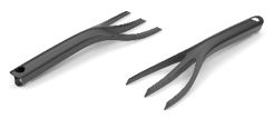 PASTEL™ Hand Fork in Graphite
