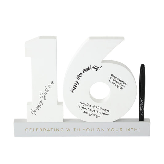 16th birthday signature number