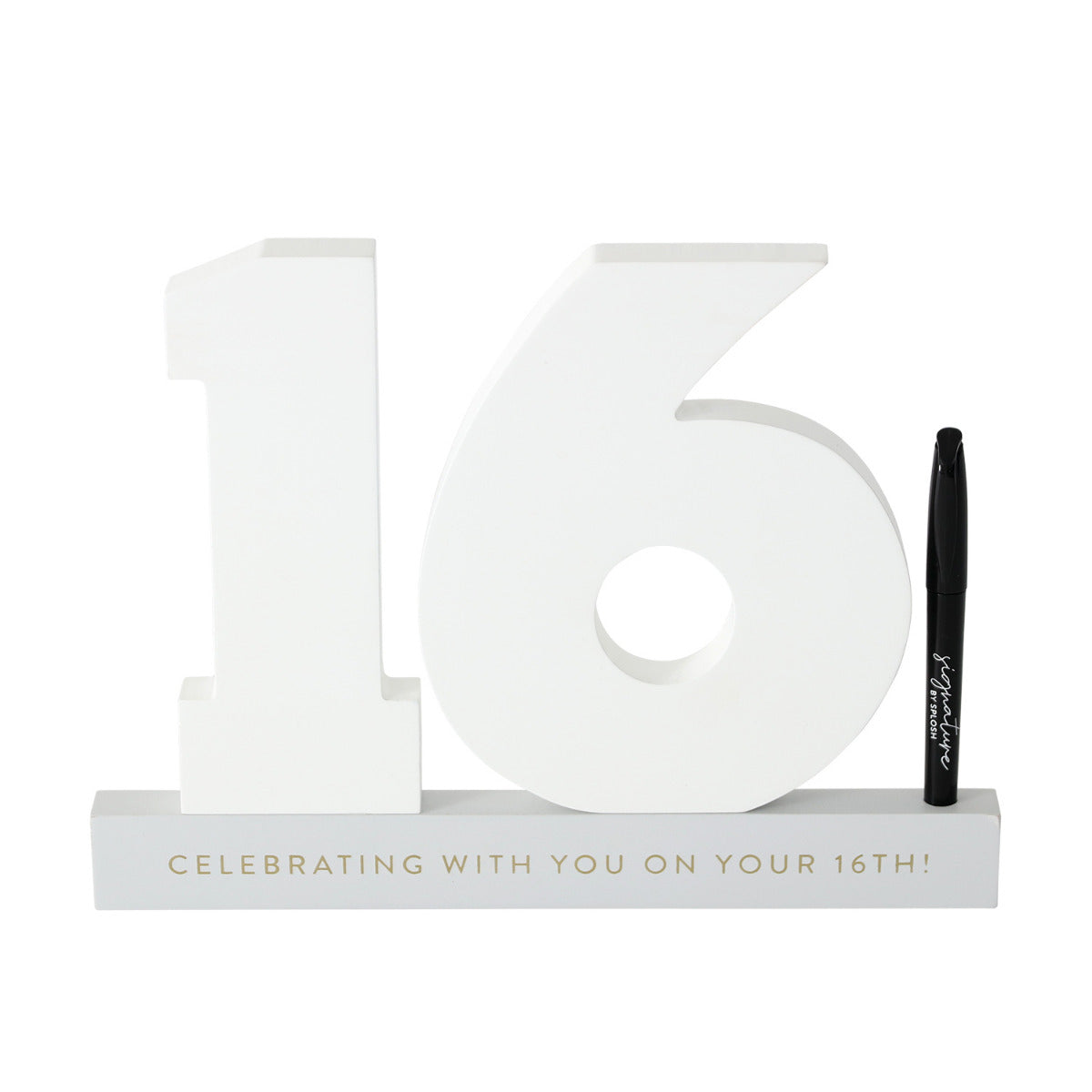 Signature Number - 16th Birthday
