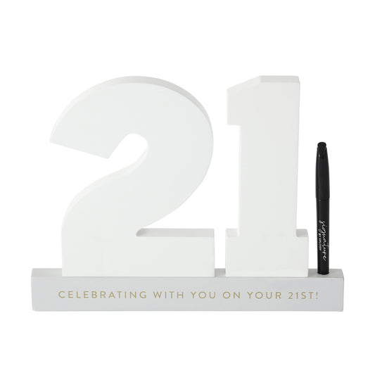 Signature Number - 21st Birthday