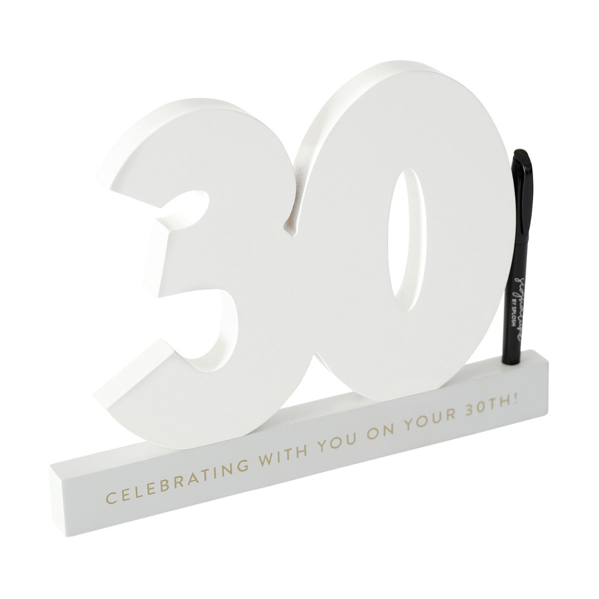 Signature Number - 30th Birthday