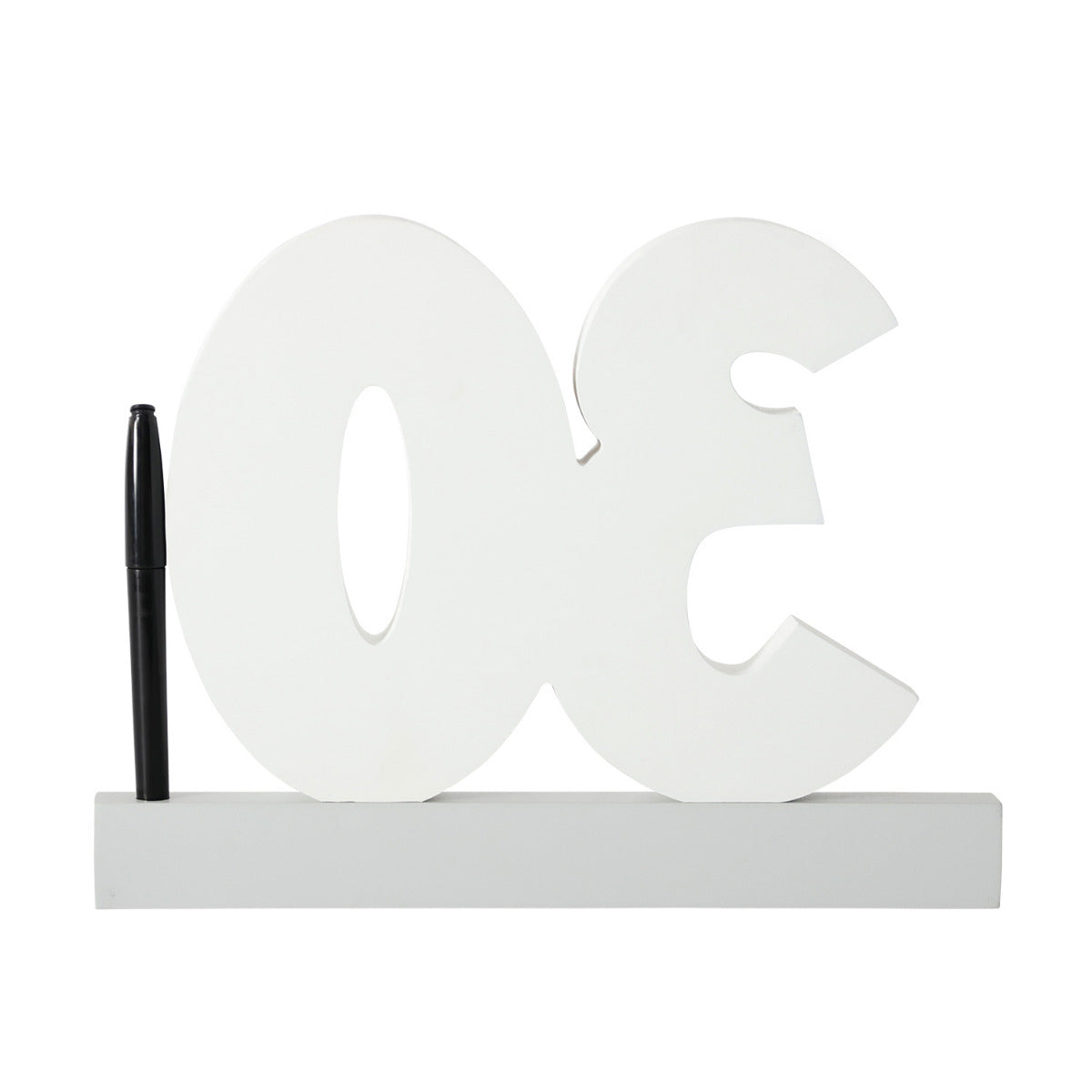 Signature Number - 30th Birthday