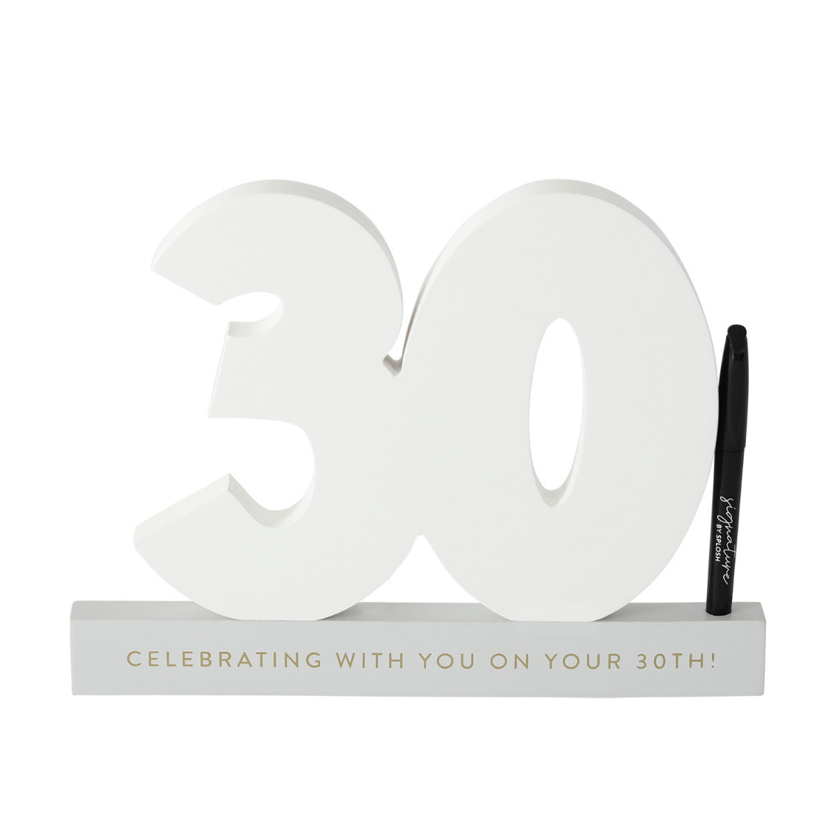 Signature Number - 30th Birthday