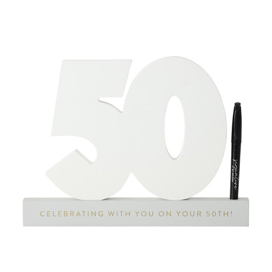 Signature Number - 50th Birthday