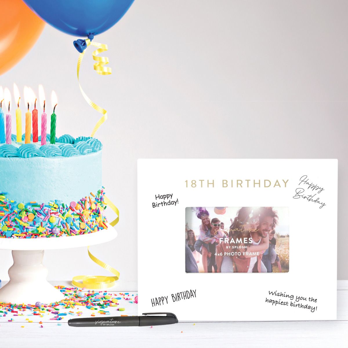 Signature Frame - 18th Birthday