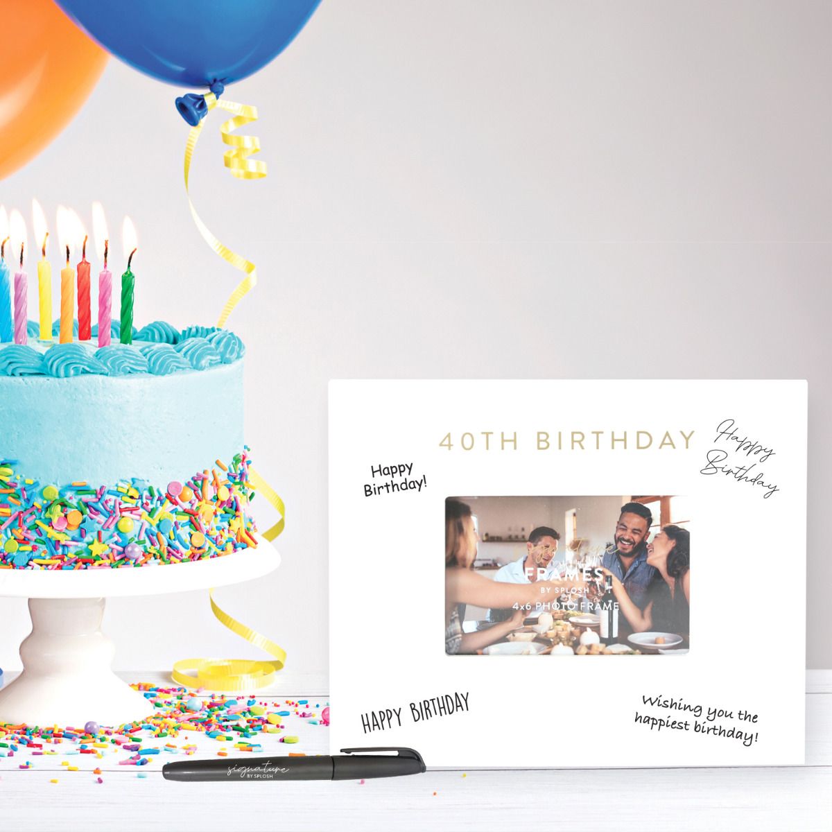 Signature Frame - 40th Birthday