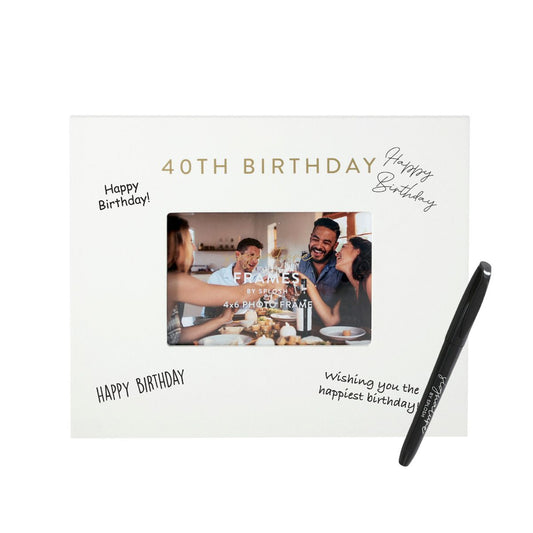 Signature Frame - 40th Birthday