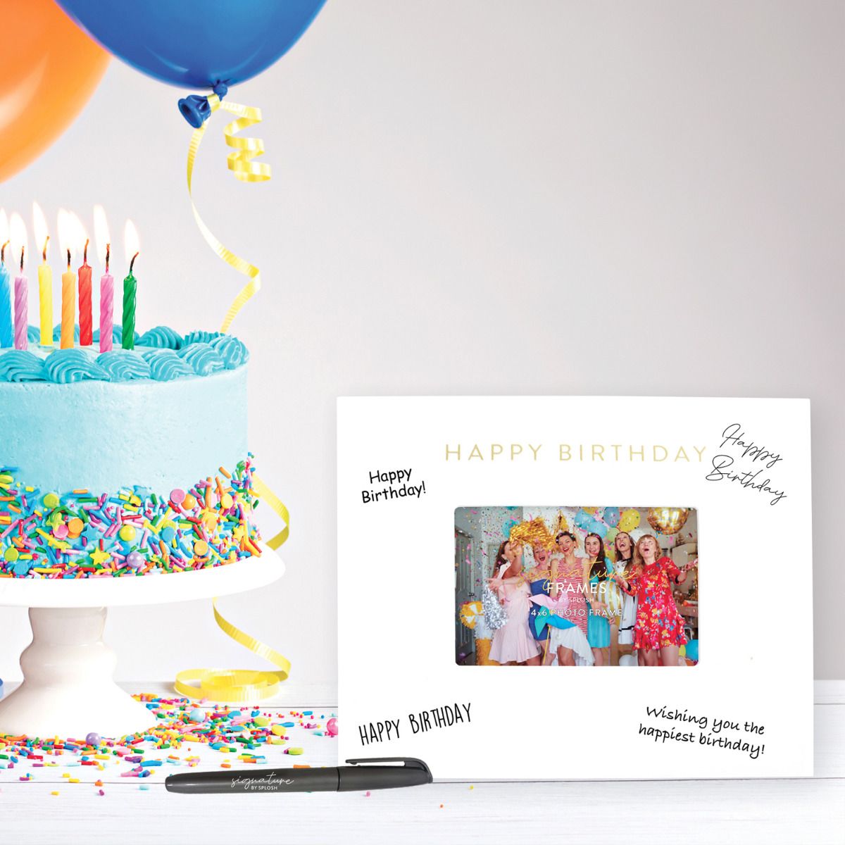 Signature Frame - Happy Birthday